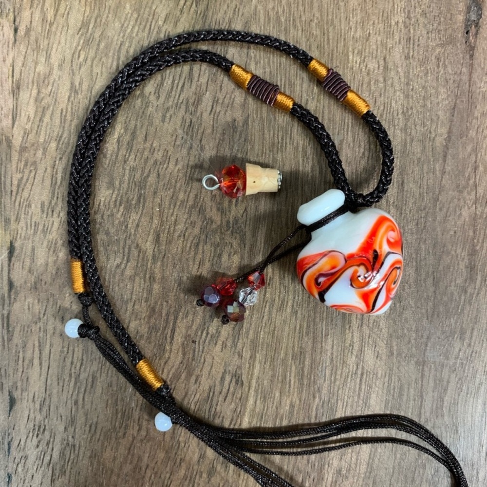 Artisan Heart Pendant Necklace for Essentials Oils